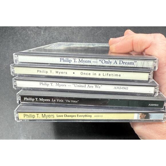 Vintage Lot Of 5 Music CD’s By Philip T. Myers Music Only A Dream & More! EC! -D - Picture 5 of 5